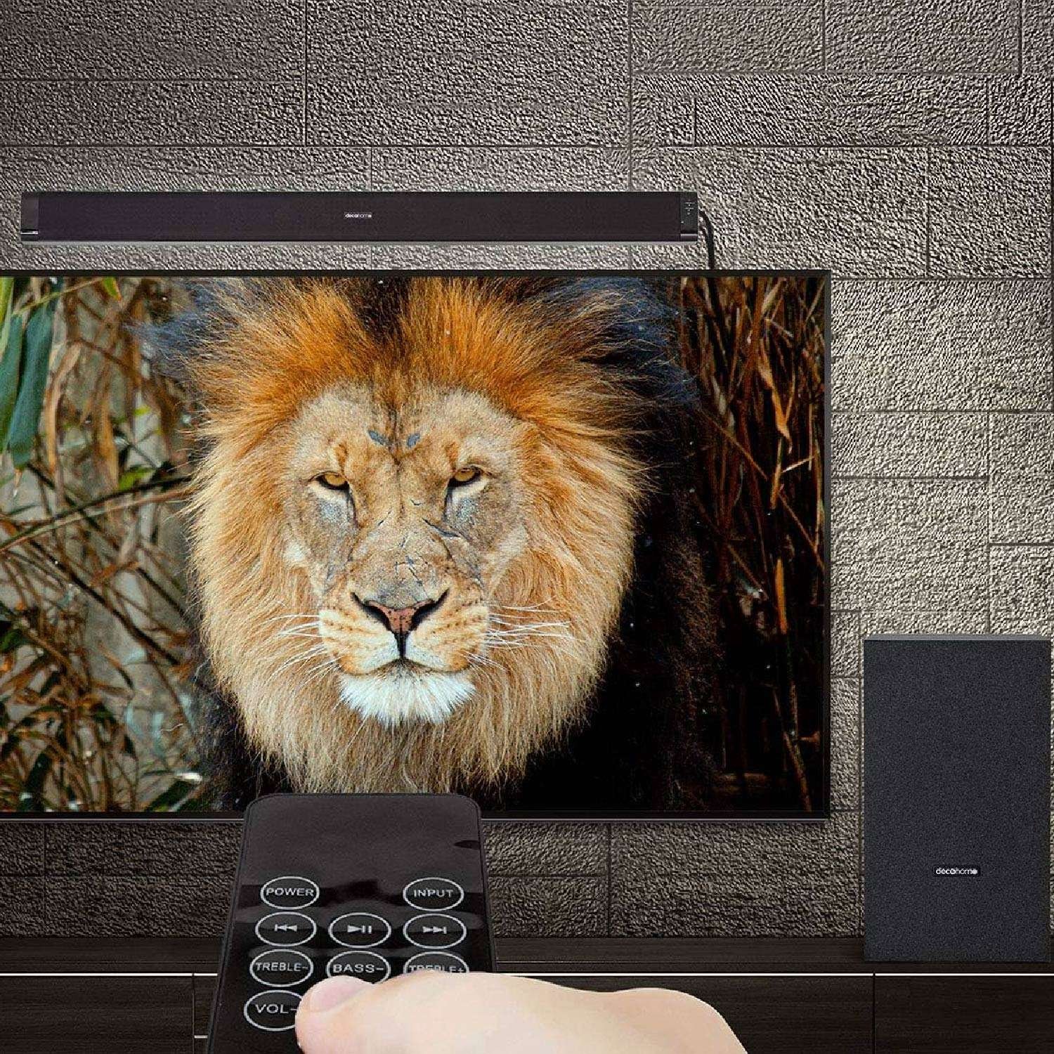 Barra De Sonido De 60 W Con Subwoofer Deco Home - Imagen 4