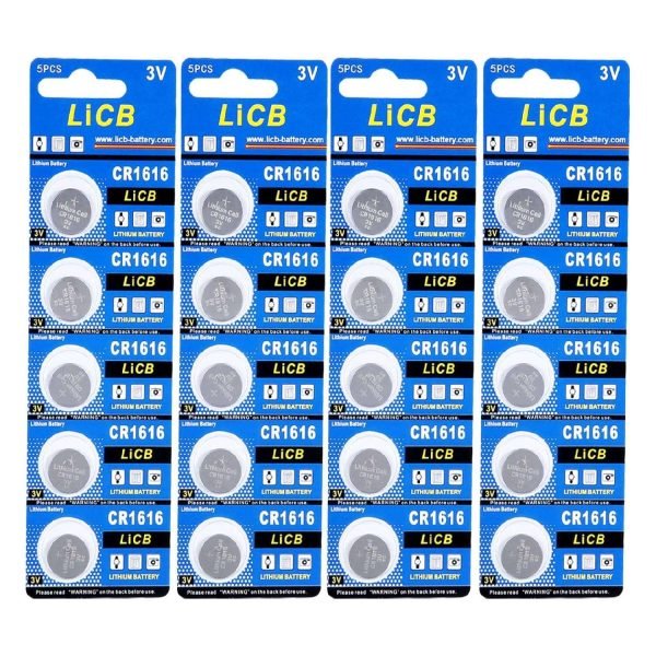 Batería De Litio Cr1616 De Larga Duración Y Alta Capacidad - Imagen 2