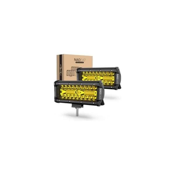 Luz LED Todoterreno Para Automovil 240W / Amarilla