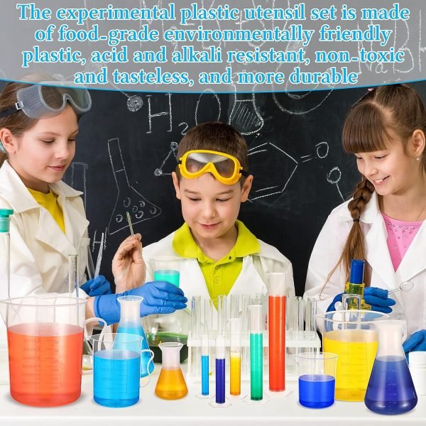 Kit cilindros, vasos de plástico, Erlenmeyers y pipetas de plástico - Imagen 9