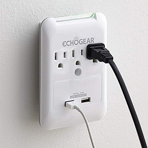 Protector contra sobretensiones 3 salidas AC y 2 puertos USB - Imagen 5