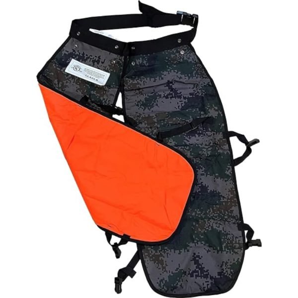 Pierneras Protector Para Motosierrista Color Camuflado/Naranja Forester - Imagen 2
