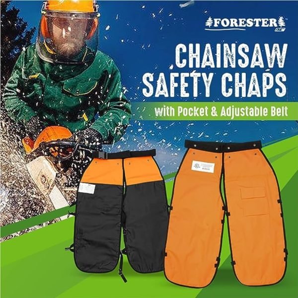 Pierneras Protector Para Motosierrista Color Camuflado/Naranja Forester - Imagen 3