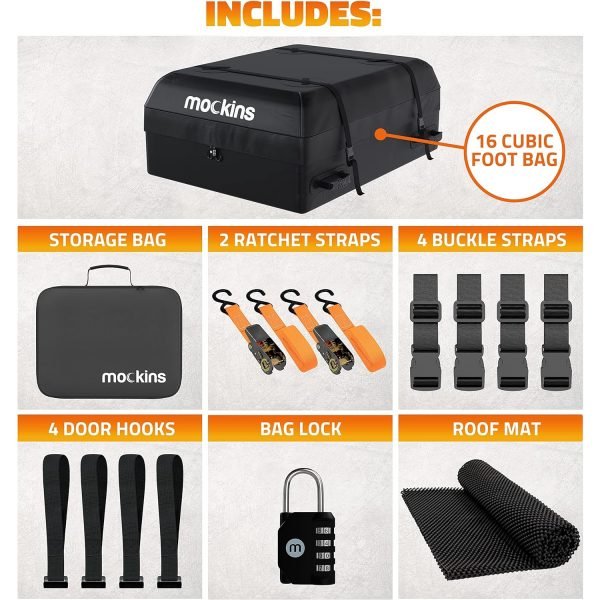 Portaequipaje/Bolsa Impermeable Para Vehículos - Mockins - Imagen 4
