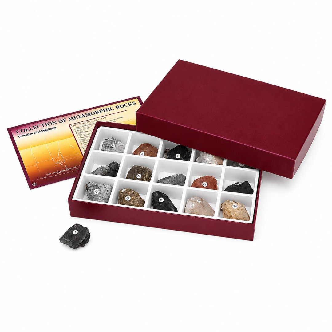 Colección de rocas metamórficas