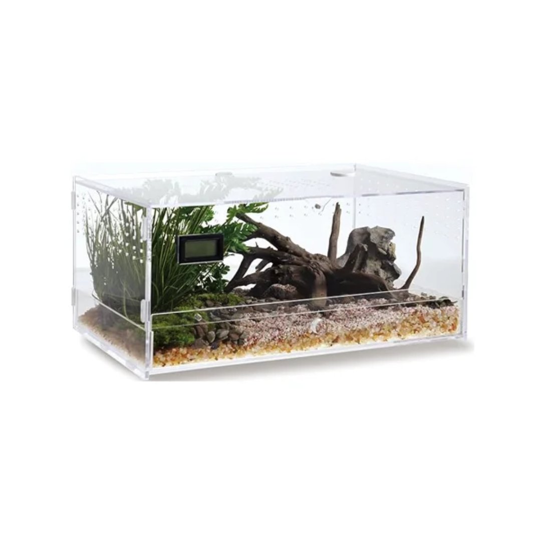 Terrario Acrílico Transparente 17.78cmX22.35X36.83