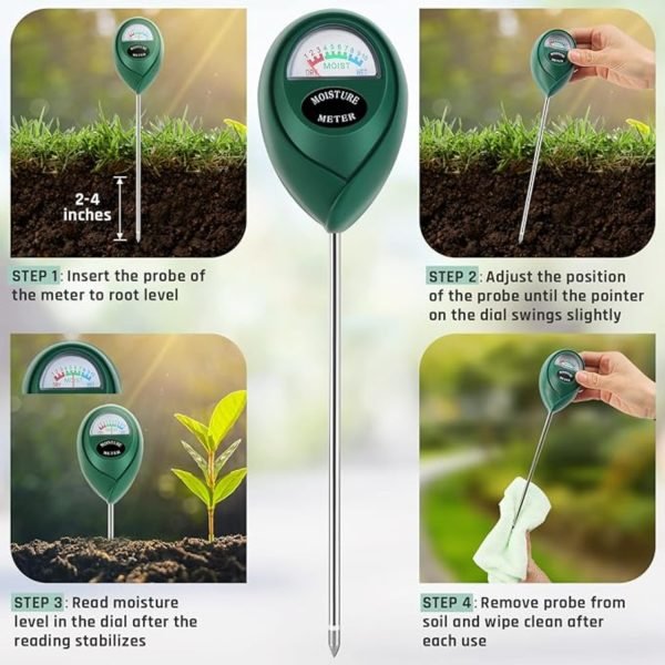 Medidor De Humedad Para Plantas y Suelos - Thlevel - Imagen 5