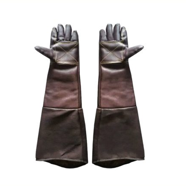 Guantes Para Manipulación de Serpientes En Cuero - Imagen 2