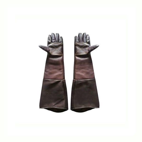 Guantes Para Manipulación de Serpientes En Cuero
