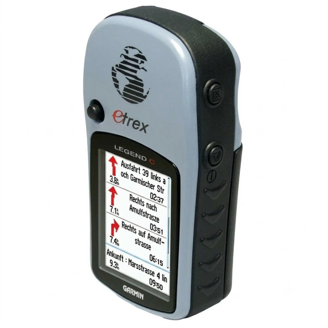 GPS Garmin eTrex usado para navegación y orientación en campo. Ideal para geología, arqueología, senderismo y actividades al aire libre.