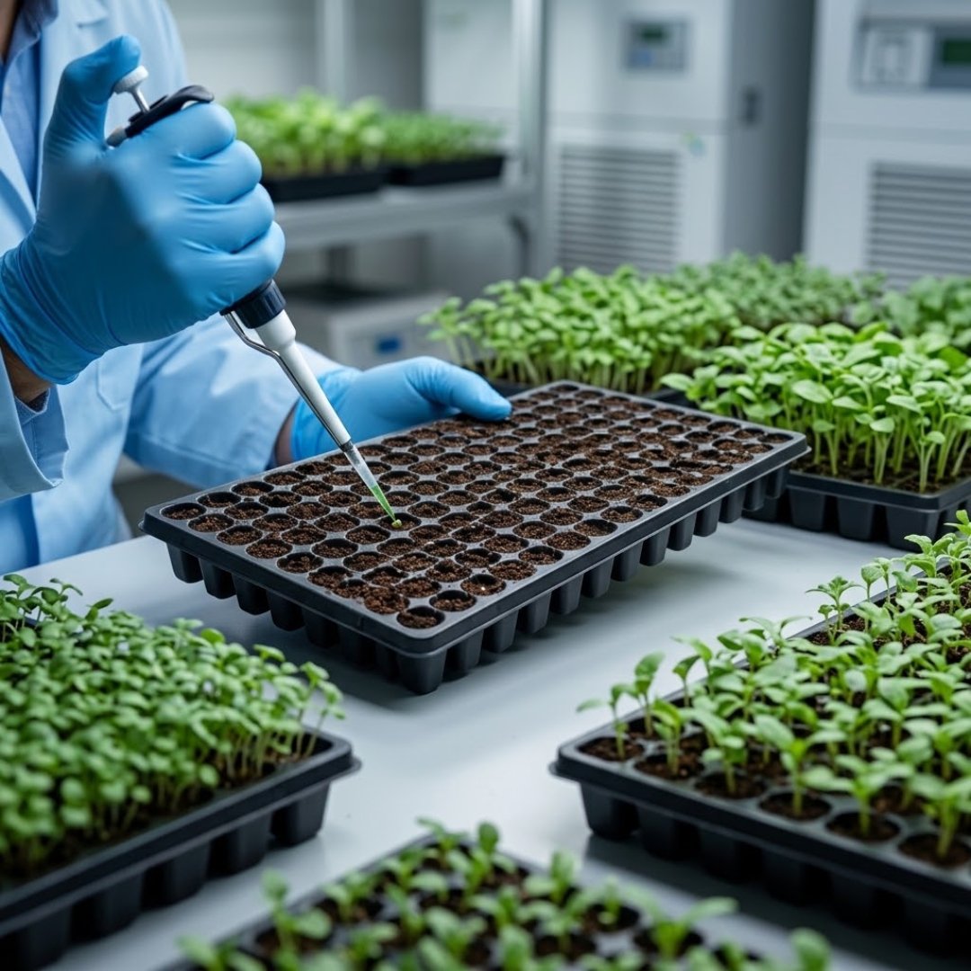 Bandeja germinadora forestal de 200 cavidades para semillas y plantulación. Solución para organizar la germinación y producción de plántulas en viveros.