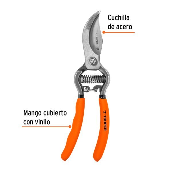 Tijera Podadora 8" Truper T-67 3/4"Jardinería - Imagen 2
