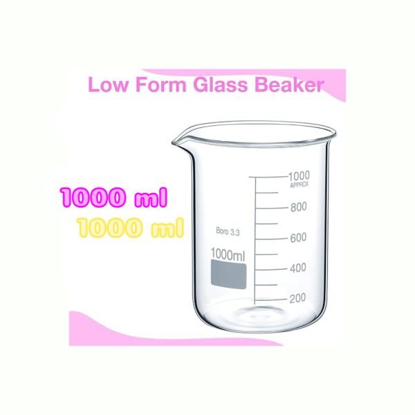 Vaso De Precipitados 1000ml En Borosilicato - Imagen 2