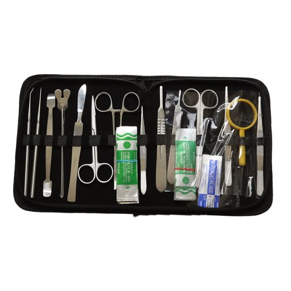 Kit De Disección 34 piezas En Acero Inoxidable Para Laboratorio Biología, Anatomía y Medicina - Imagen 2