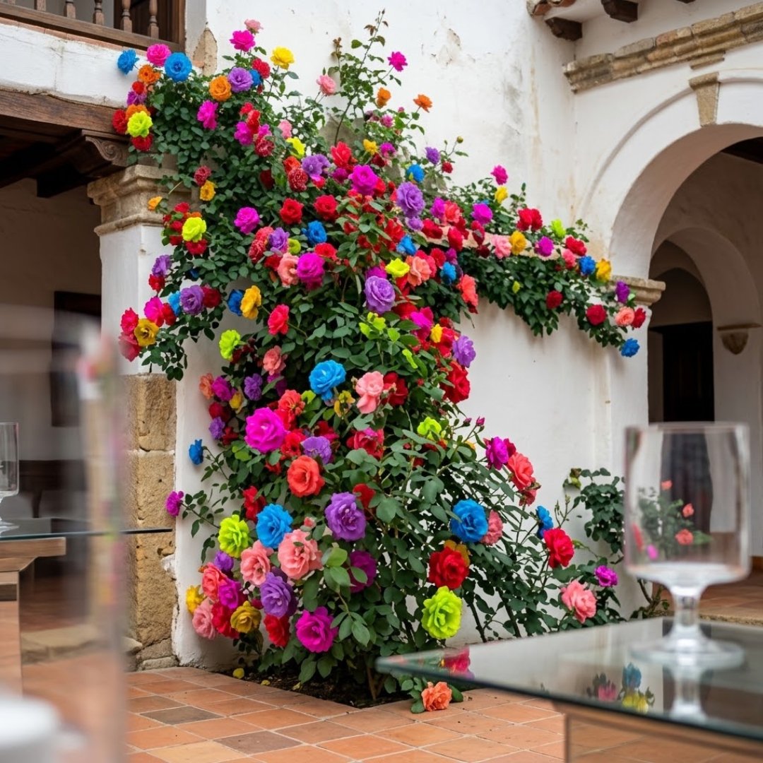 Semillas de rosas enredaderas exóticas de color mixto para cultivo ornamental. Una presentación orientada a la propagación y producción de plantas de rosa.
