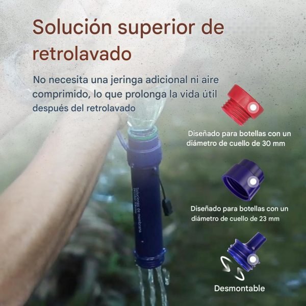 Filtro Purificador De Agua Portátil - Imagen 3
