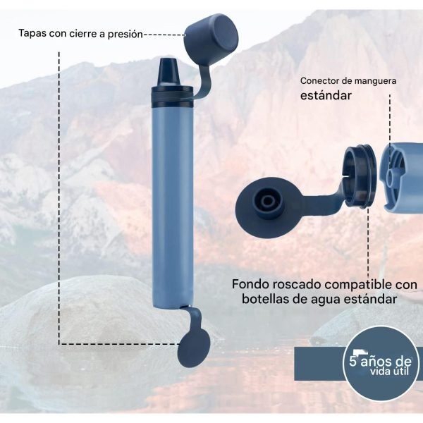 Pajilla De Filtro De Agua Personal Purificador - Imagen 2