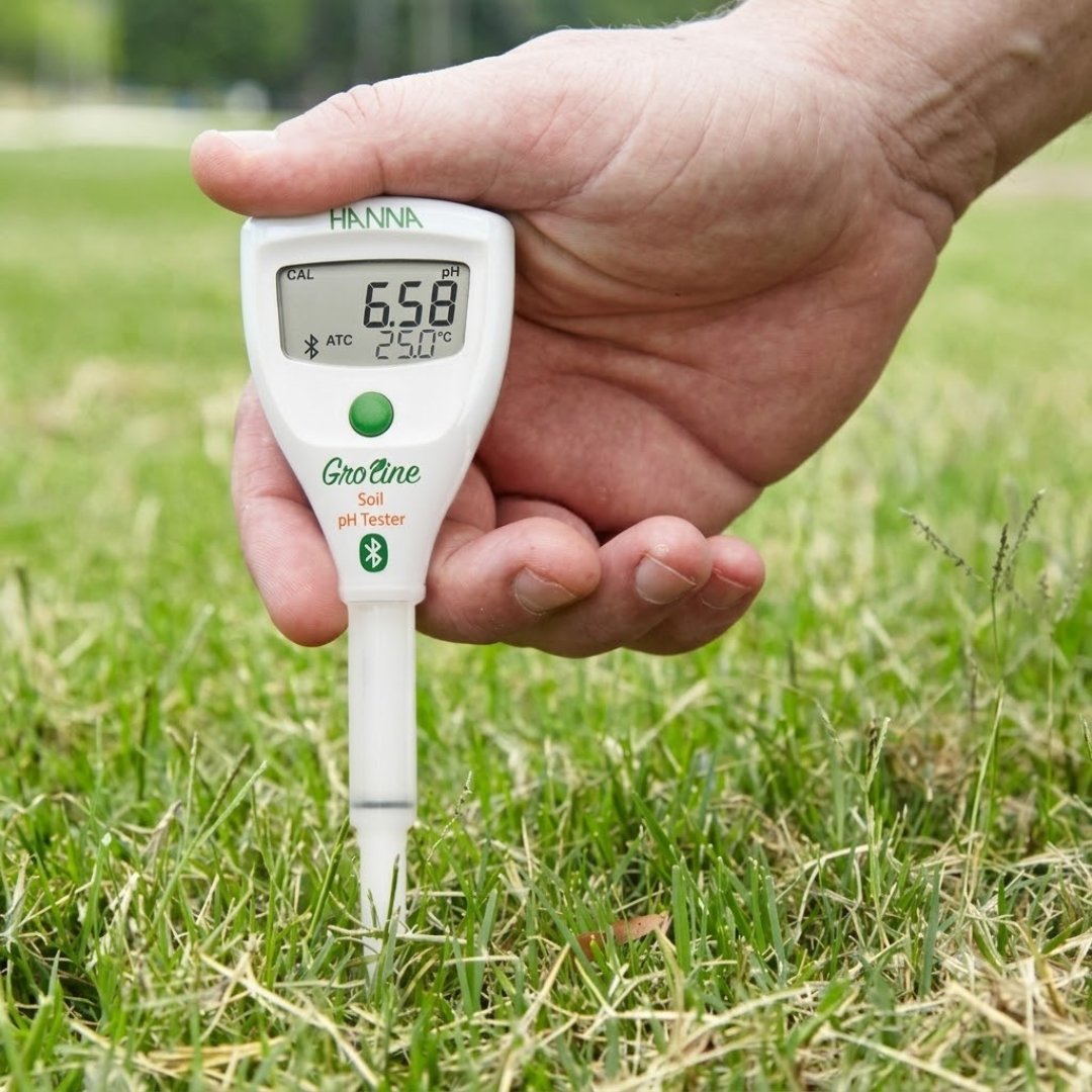 Medidor pH Suelo HALO2 con Bluetooth® para medir el pH del suelo con alta precisión. Ideal para agricultura, investigación, viveros y monitoreo ambiental.
