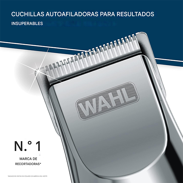 Wahl Kit Maquina Recortadora de Barba Recargable Groomsman - Imagen 4