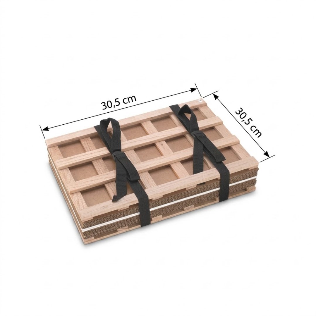Prensa botánica profesional de roble de 30,5 × 45,7 cm, con 2 correas ajustables, 12 secadores y 12 ventiladores para prensado y secado de muestras vegetales.