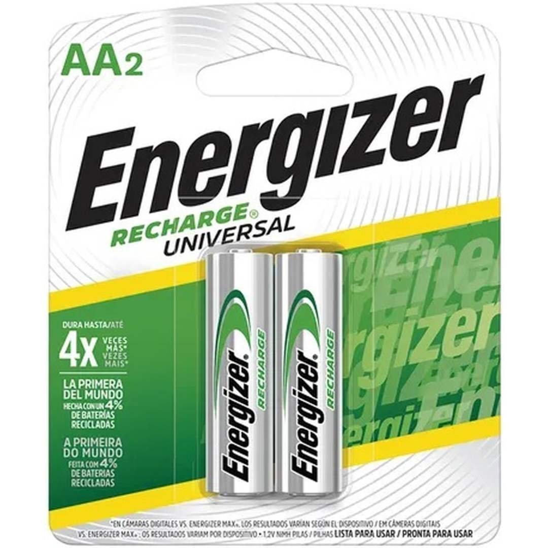 Baterías Recargables Energizer AA 2.000 Mah