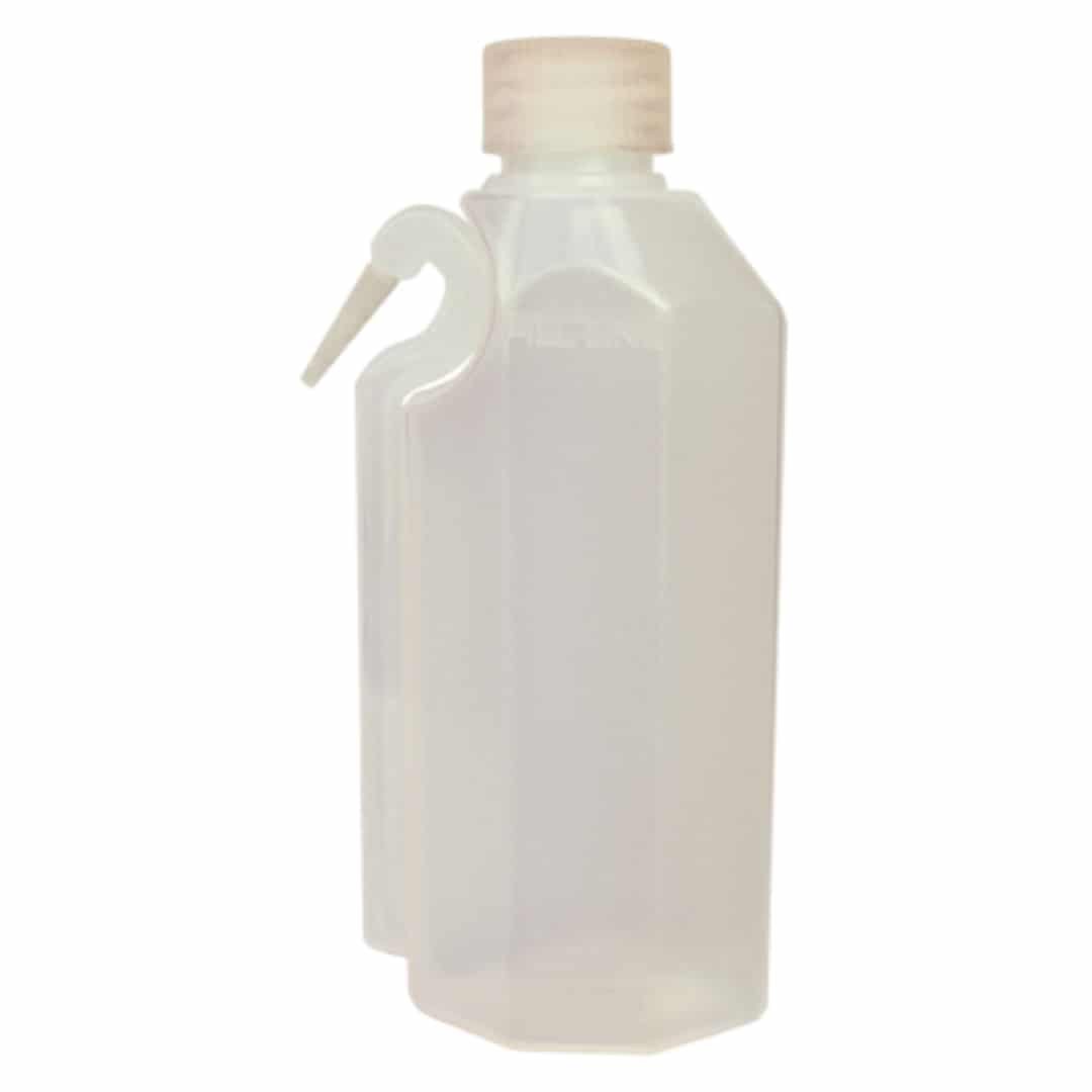 Frasco lavador de laboratorio 250 ml polietileno flexible