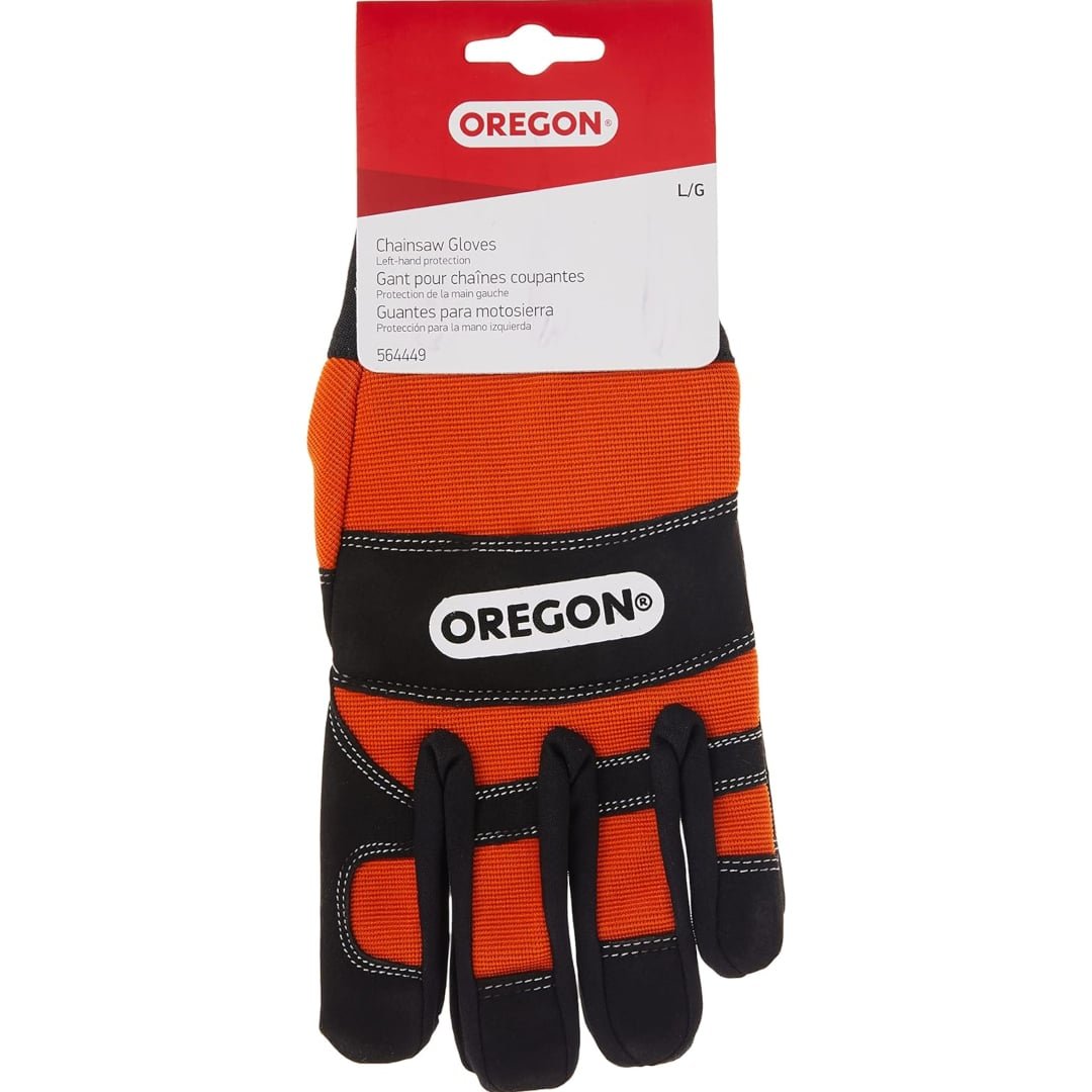 Guantes anticorte para motosierra con 12 capas de protección. Seguridad certificada, alta resistencia y comodidad para trabajo forestal.